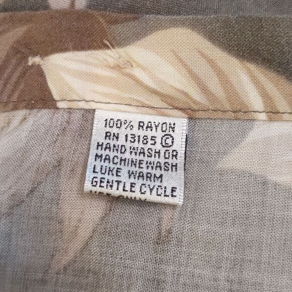 Pierre Cardin Beach Resort Tropical Shirt Sz M - Picture 5 of 6